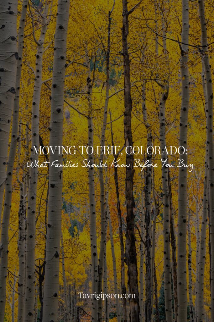 Moving to Erie, Colorado: what families should know